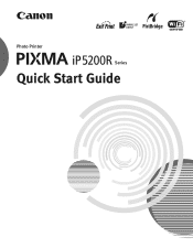 Canon PIXMA iP5200R iP5200R Quick Start Guide
