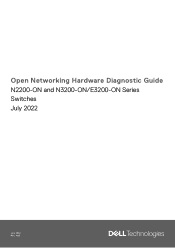 Dell N3200-ON Open Networking Hardware Diagnostic Guide July 2022