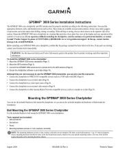 Garmin GPSMAP 3210 Installation Instructions
