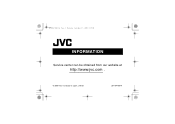 JVC VN-V26U Information Sheet