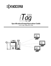 Kyocera KM-6030 iTag Specification/Setup/Operation Guide Ver. 8.0