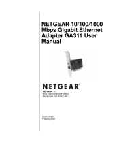 Netgear GA311 GA311 User Manual