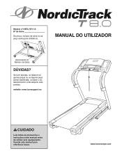 NordicTrack T8.0 Treadmill Portuguese Manual