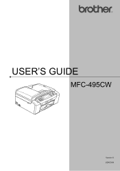 Brother International MFC 495CW Users Manual - English