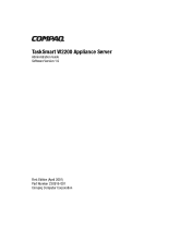 Compaq 222863-001 TaskSmart W2200 Administration Guide