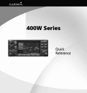 Garmin GNS 430W Quick Reference Guide