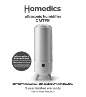 HoMedics UHE-CMTF91 User Manual