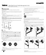 Lenovo ThinkServer RD350 (English) Rack Installation Instructions (Slide Rail) - ThinkServer RD550, RD650