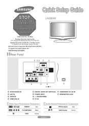 Samsung LN22B350F2D Quick Guide (easy Manual) (ver.1.0) (English)