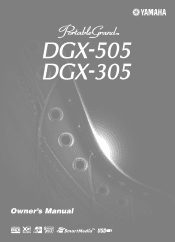 Yamaha DGX-305 Owner's Manual