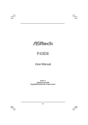 ASRock P43DE User Manual