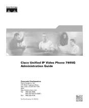 Cisco 7985G Administration Guide