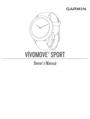 Garmin vivomove Sport Owners Manual