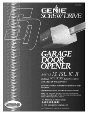 Genie ScrewDrive Owner's Manual