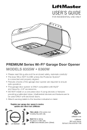 LiftMaster 8360W 8355W Users Guide Manual