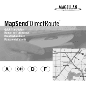 Magellan Mapsend Direct Route Manual - English, French, German and Spanish