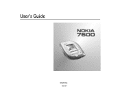 Nokia 7600 User Guide