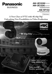 Panasonic AW-RP150 AW-RP150 Preliminary Brochure