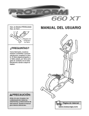 ProForm 660 Xt Spanish Manual