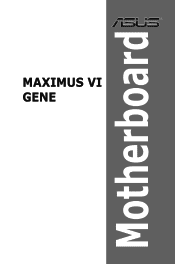 Asus MAXIMUS VI GENE MAXIMUS VI GENE User's Manual