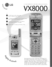 LG VX-8000 Data Sheet (English)