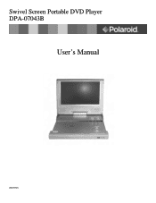 Polaroid DPA-07043B User Manual