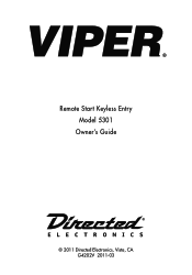 Viper 5301 Owner Manual