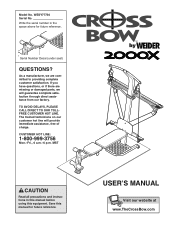 Weider Crossbow By 2000x English Manual