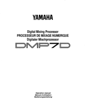 Yamaha DMP7D Owner's Manual (image)