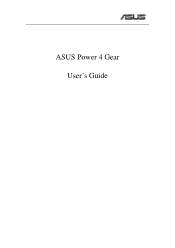 Asus A4Ga ASUS Power 4 Gear User Guide (English)