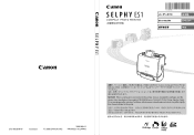 Canon SELPHY ES1 SELPHY ES1 User Guide