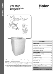 Haier DWE-3120A User Manual