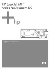 HP Color LaserJet 4730 HP LaserJet MFP Analog Fax Guide - Supplemental Information
