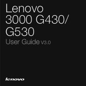 Lenovo G430 Lenovo 3000 G430-G530 UserGuide V3.0
