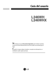 LG L246WHX-BN Owner's Manual