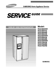 Samsung RS257BABB Service Guide