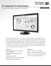 ViewSonic SD-T245 SD-T245 Datasheet English