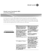 Alcatel OS6850-48 Data Sheet