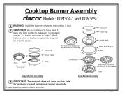 Dacor PGM365 Quick Guide - Gas Cooktop