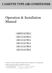 Haier AB122ACBJA User Manual