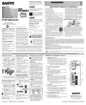 Sanyo DP50842 Manual del usuario