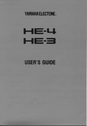 Yamaha HE-3 Owner's Manual (image)