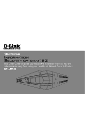 D-Link DFL-M510 Quick Guide