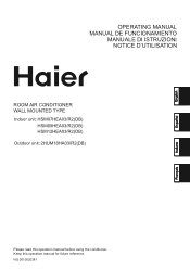 Haier 2HUM18HA03 User Manual