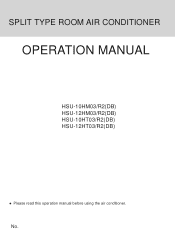 Haier HSU-12HT03 User Manual