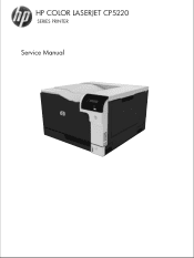 HP Color LaserJet Professional CP5220 Service Manual