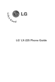 LG LGLX225 User Guide