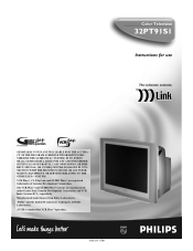Magnavox 27PT91B User manual,  English (US)