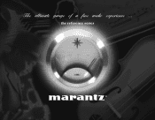 Marantz TT-15S1 Reference Series 2010 Catalog