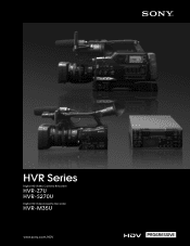 Sony HVRM35U Brochure (HVR Series - HVR-Z7U / HVR-S270U / HVR-M35U)